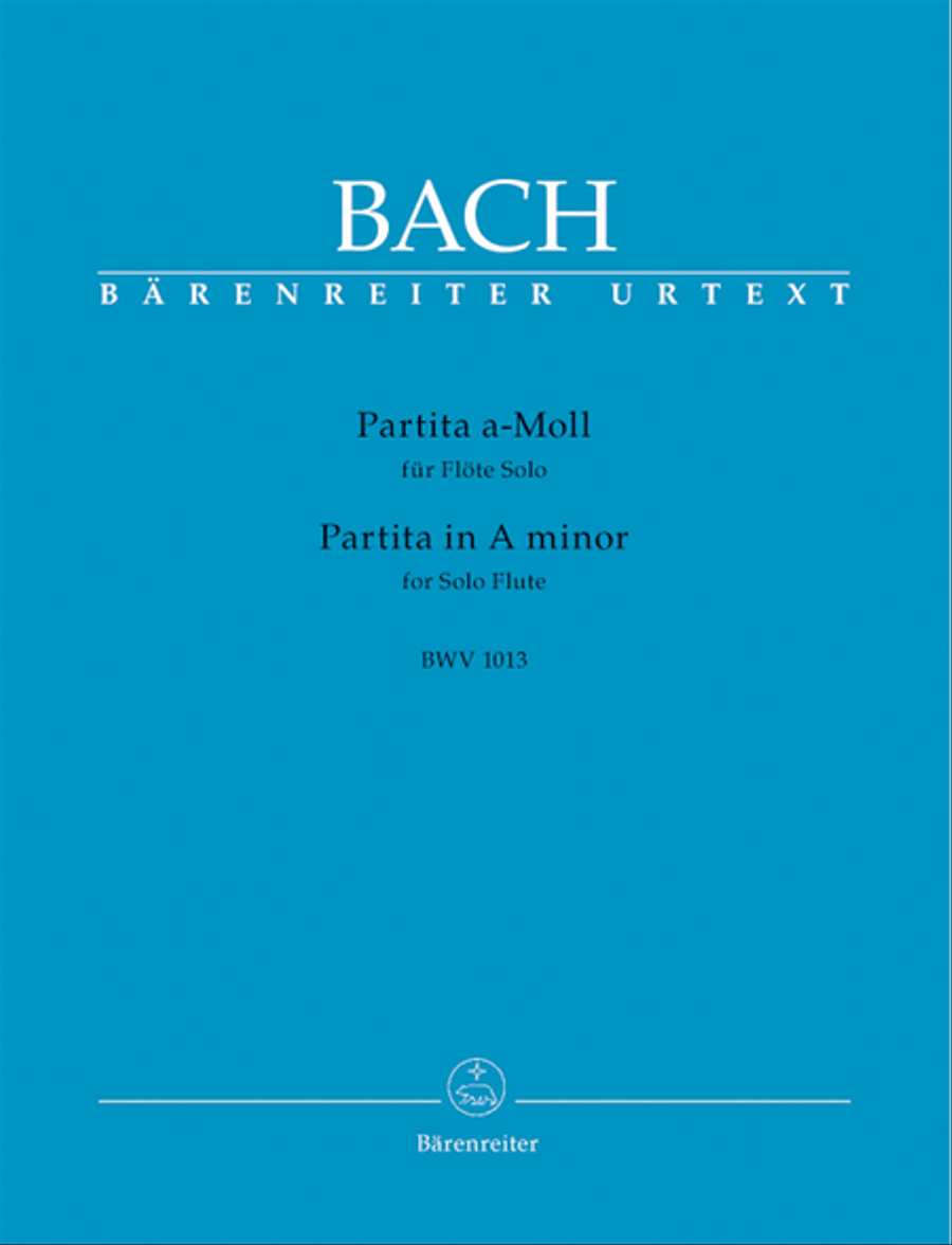 Partita for Flute Solo a minor BWV 1013 Flute Solo scores gallery preview page 1