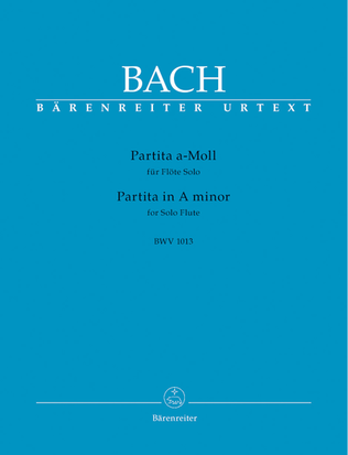 Book cover for Partita for Flute Solo a minor BWV 1013