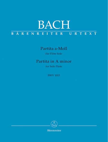 Partita for Flute Solo a minor BWV 1013