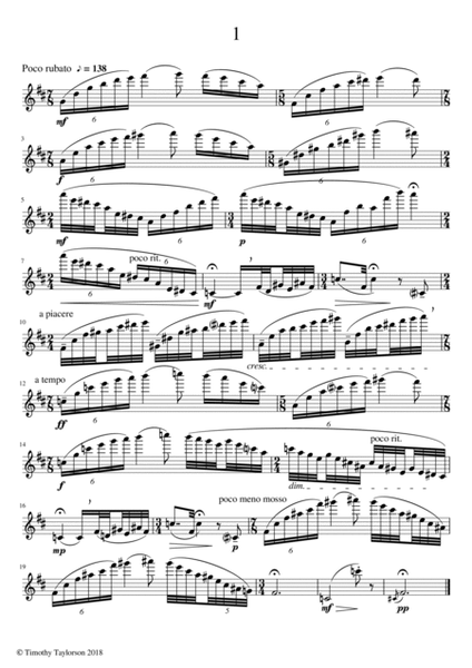 Six Studies for Flute image number null