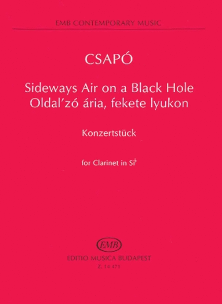 Sideways Air On A Black Hole For Clarinet In Sib