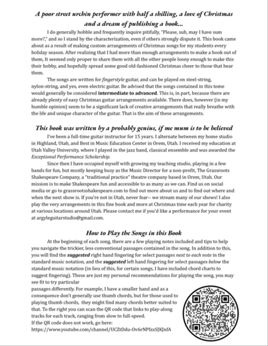 The Naughty Guitarists Christmas Songbook Acoustic Guitar scores gallery preview page 3