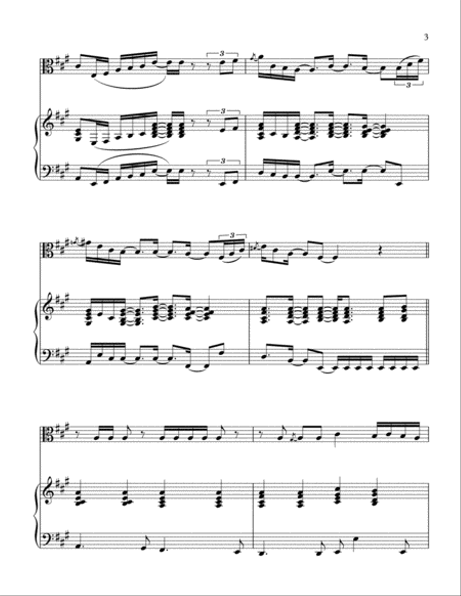 Telephone Line Viola scores gallery preview page 4