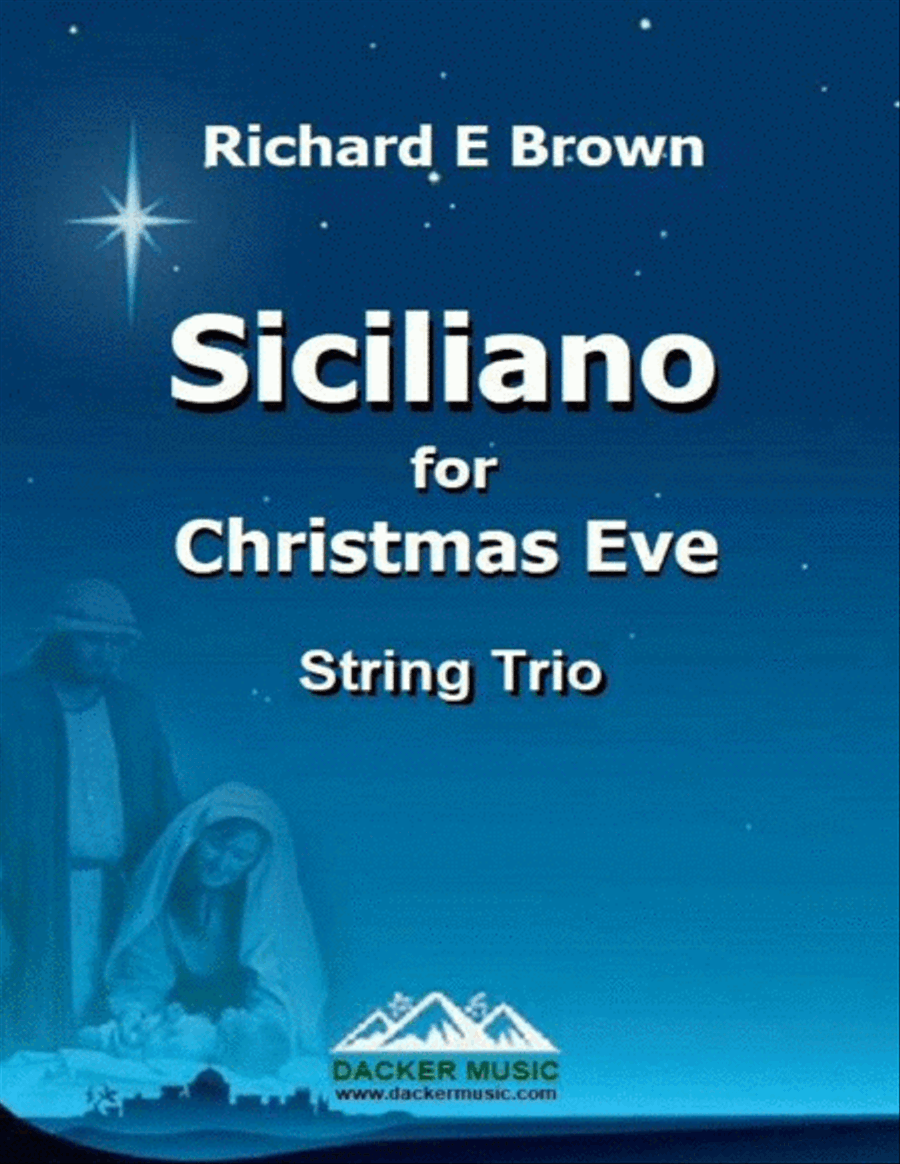 Siciliano for Christmas Eve - String Trio String Trio scores gallery preview page 1