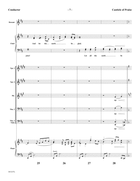 Canticle of Praise - Brass Score and Parts image number null