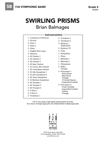Swirling Prisms: Score