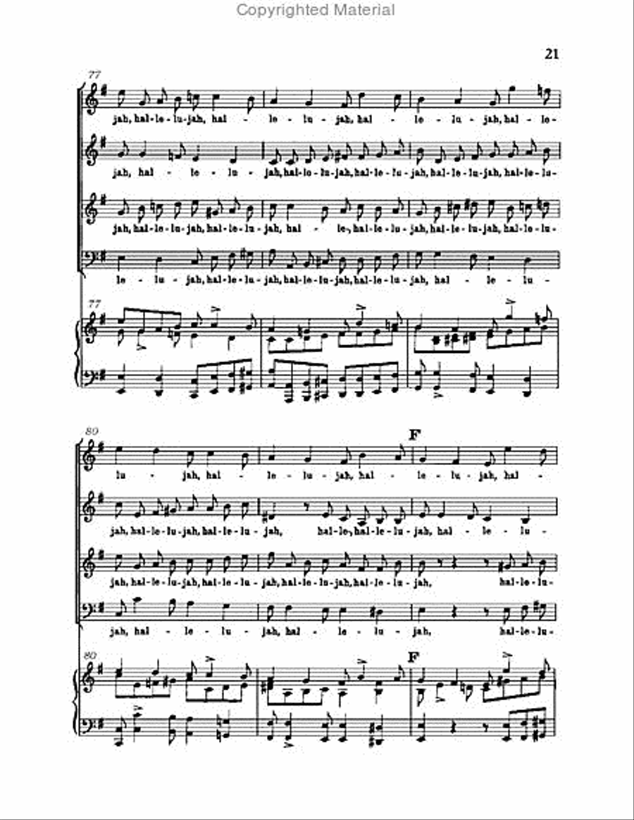 Christ lag in Todsbanden, BWV 4 Choir scores gallery preview page 21