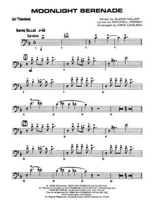 Moonlight Serenade: 1st Trombone