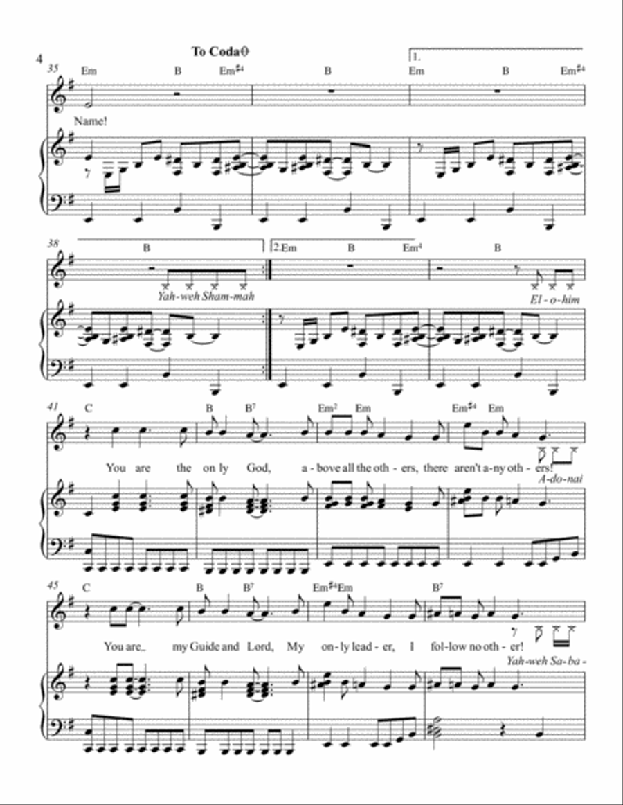 Praise the Name! Voice scores gallery preview page 4