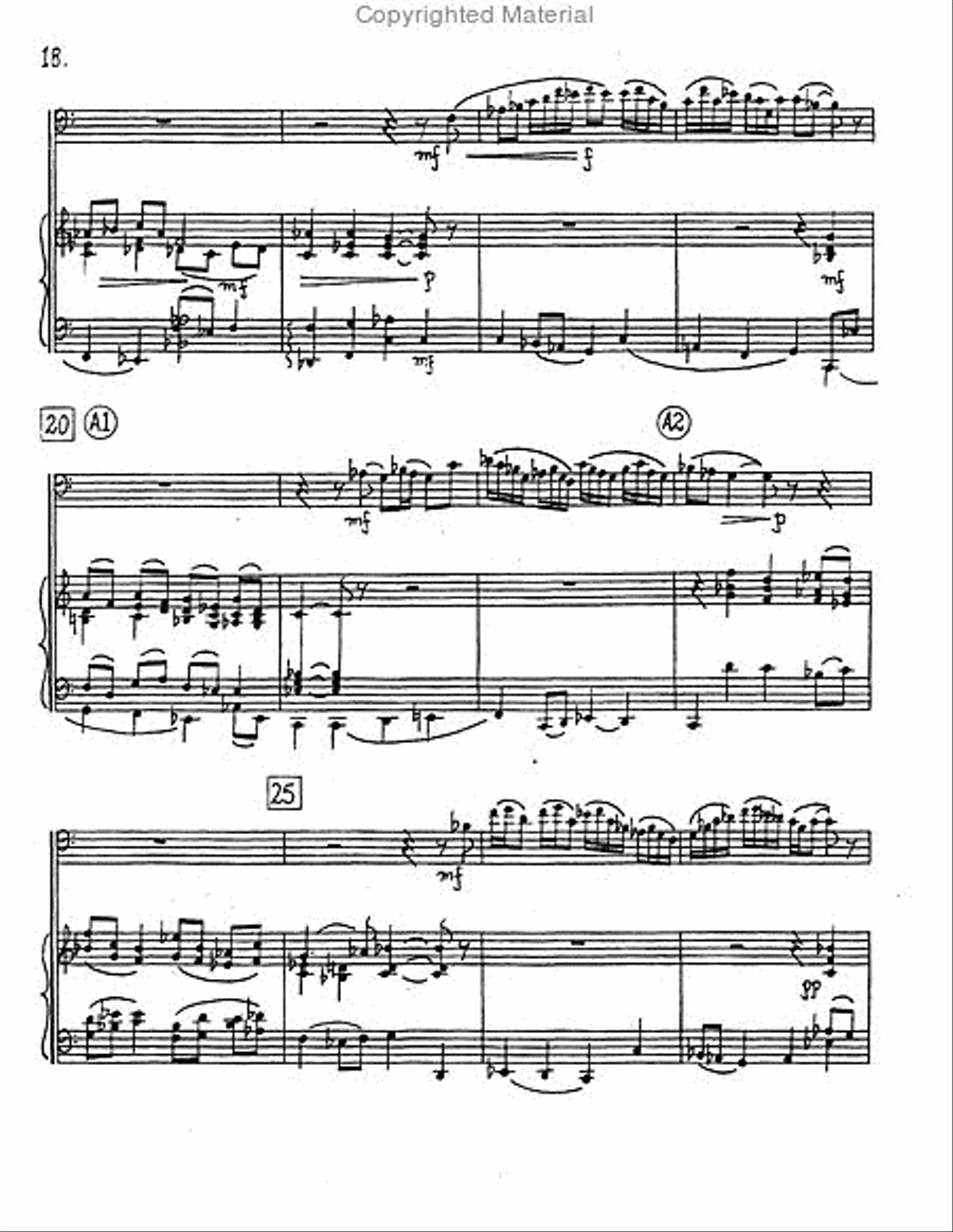 Concerto Euphonium scores gallery preview page 6