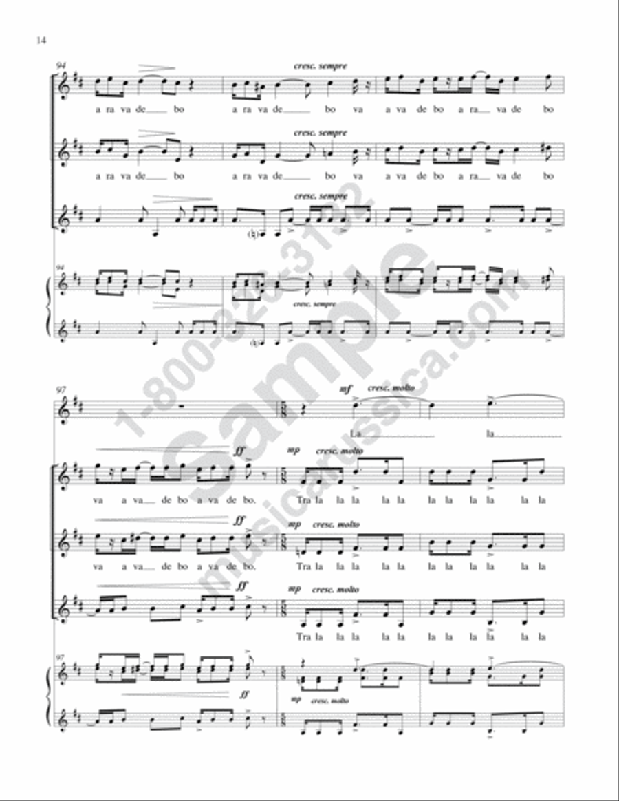 Spanish Solfeggio Spanish Solfeggio SSAA scores gallery preview page 13