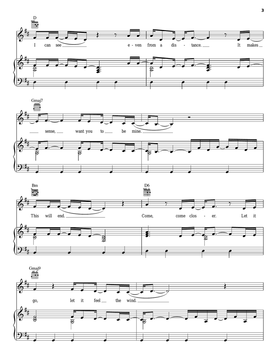 Oblivion Oblivion Acoustic Guitar scores gallery preview page 3