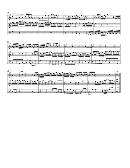 Fugue from Das wohltemperierte Klavier I, BWV 854/II (arrangement for 3 recorders)