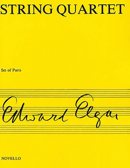 Elgar String Quartet Op. 83: Parts