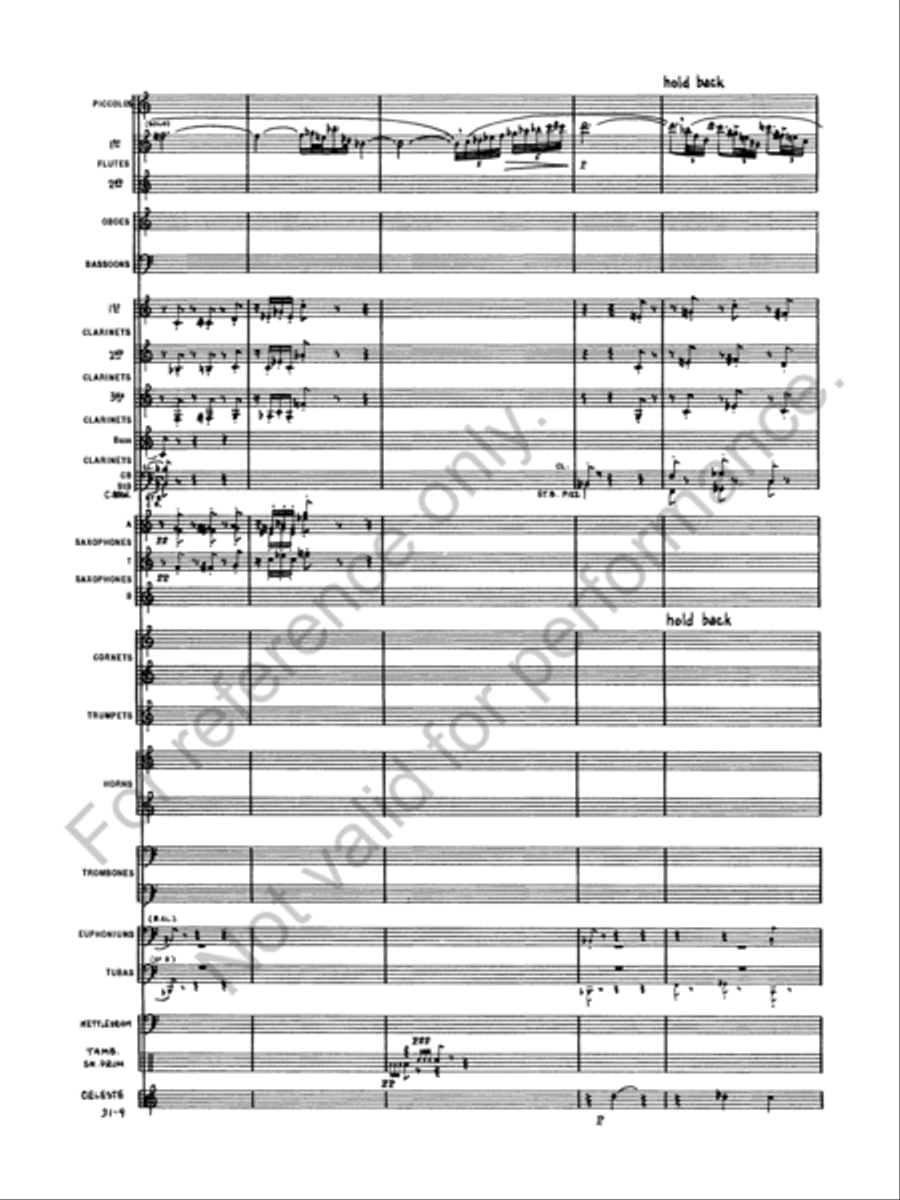 Salome's Dance (Dance of the Seven Veils) Concert Band scores gallery preview page 11