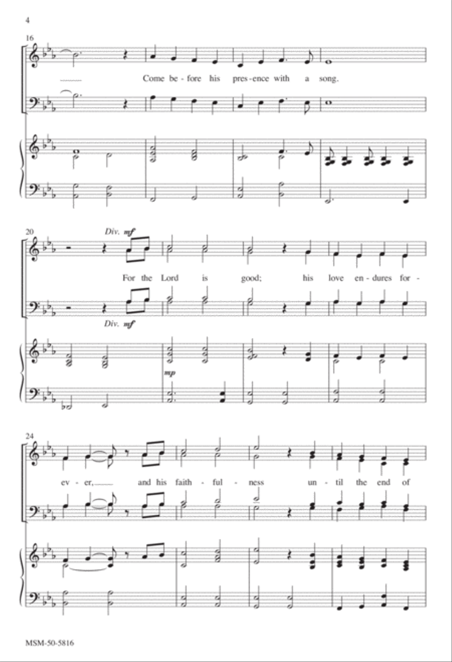 Make a Joyful Noise 4-Part scores gallery preview page 4