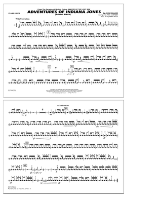 Adventures Of Indiana Jones (Raiders March) (arr. Paul Lavender) - Snare Drum