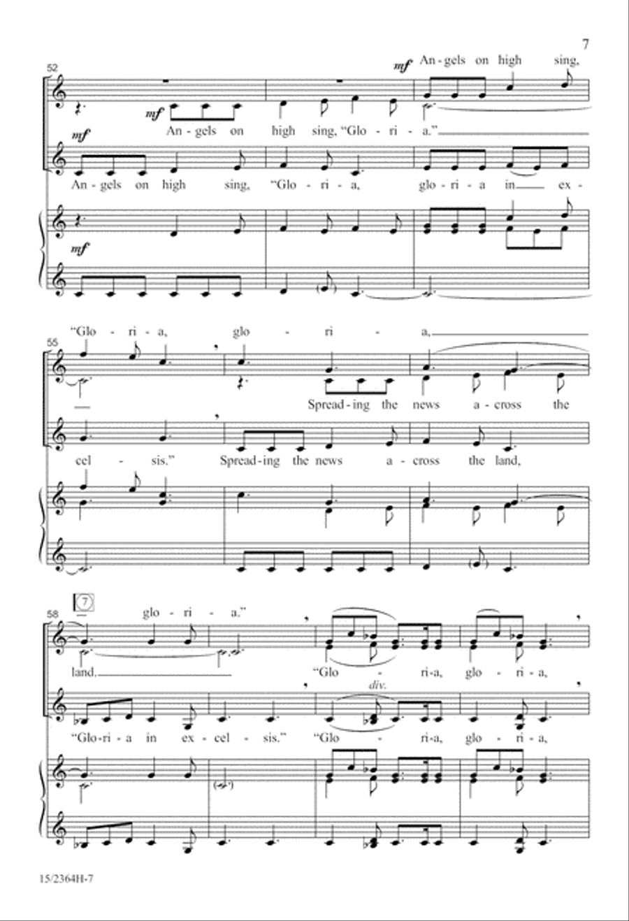 And the Angels Sang And the Angels Sang SSA scores gallery preview page 7