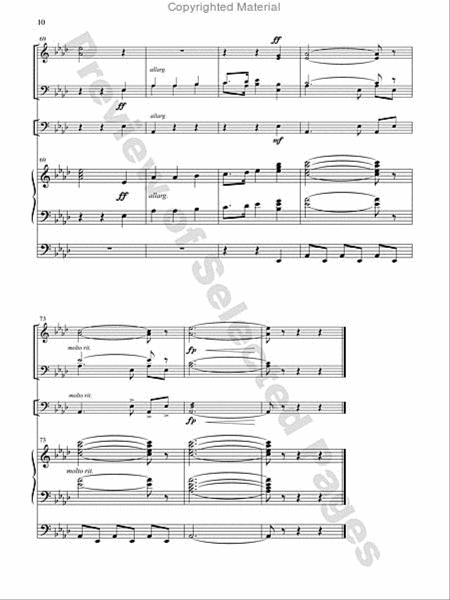 All Hail the Power of Jesus' Name Trombone scores gallery preview page 4