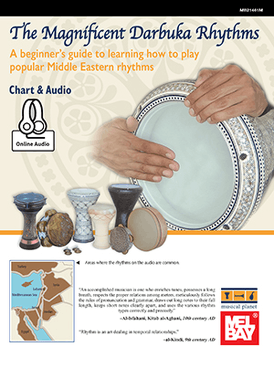 Magnificent Darbuka Rhythms Chart Key & Note References scores gallery preview page 1