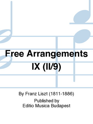 Book cover for Free Arrangements IX (II/9)