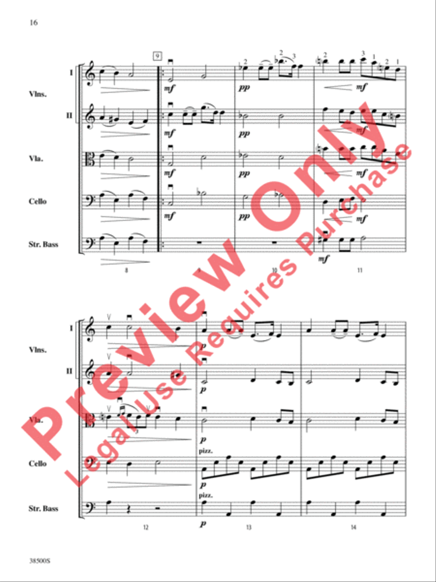 Nordic Suite String Orchestra scores gallery preview page 17