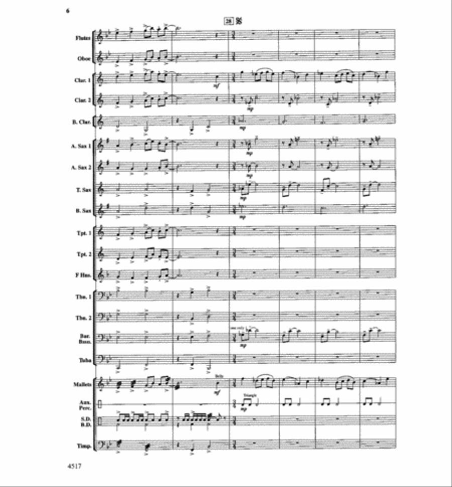 Stone Creek Episode Concert Band scores gallery preview page 7