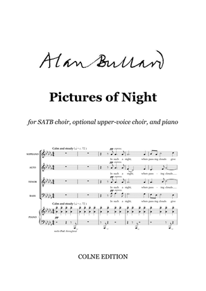 Pictures of Night (five movements for SATB choir, optional youth choir, and piano)