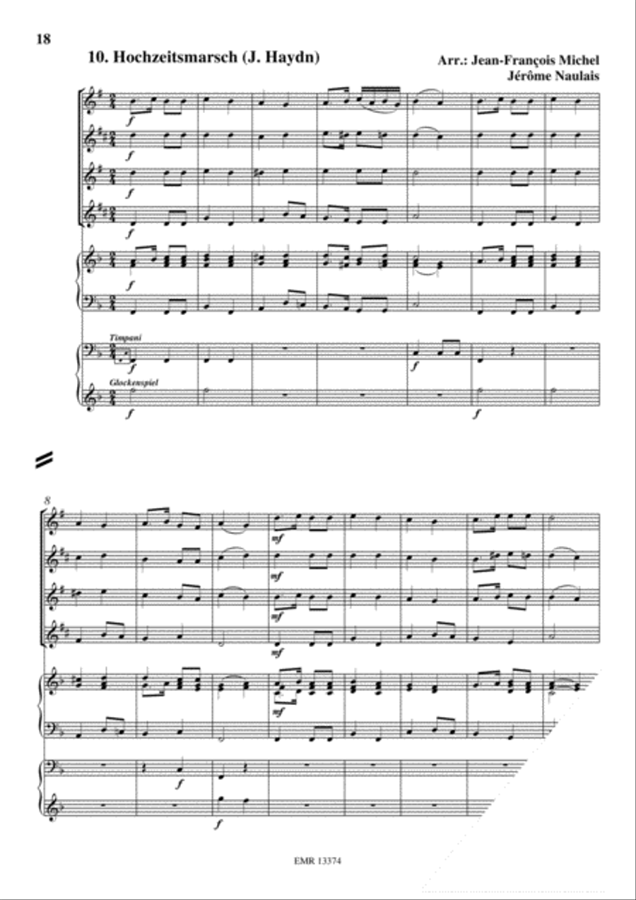 Feierliche Musik Volume 2 Saxophone Ensemble scores gallery preview page 7