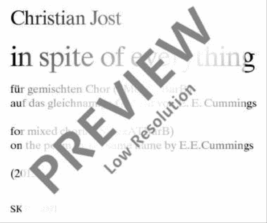 in spite of everything in spite of everything Mixed Choir scores gallery preview page 2
