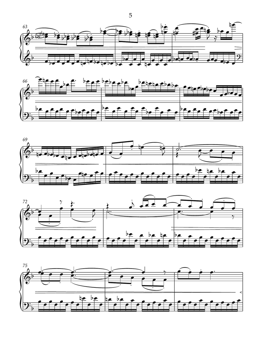 Etude-caprice #2 for piano Piano Method scores gallery preview page 5