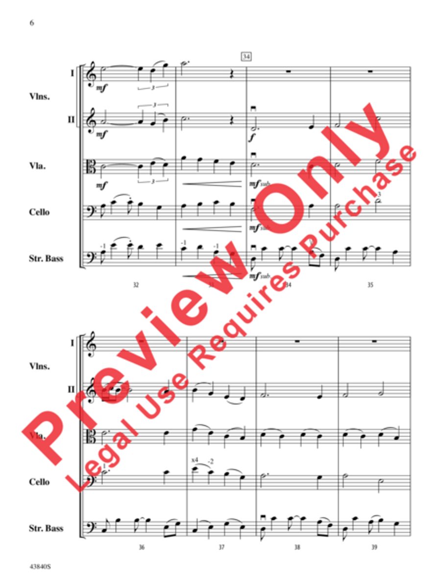 Mystère Mystère String Orchestra scores gallery preview page 7