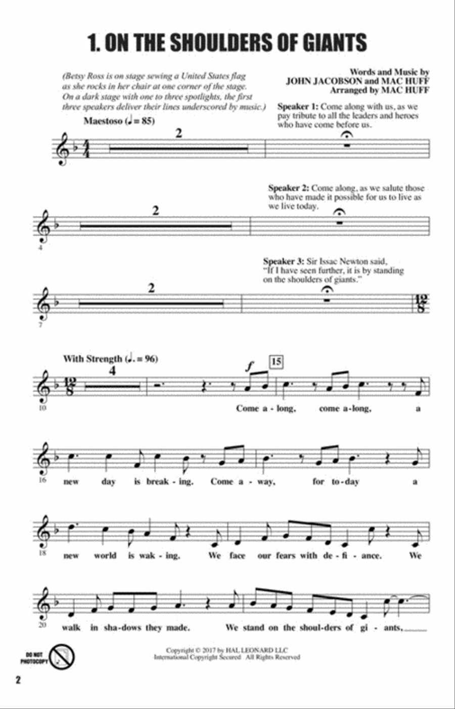 On the Shoulders of Giants Choir scores gallery preview page 2