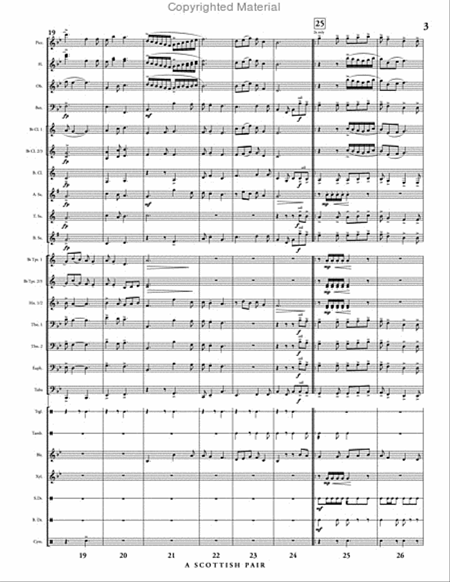 A Scottish Pair A Scottish Pair Concert Band scores gallery preview page 4
