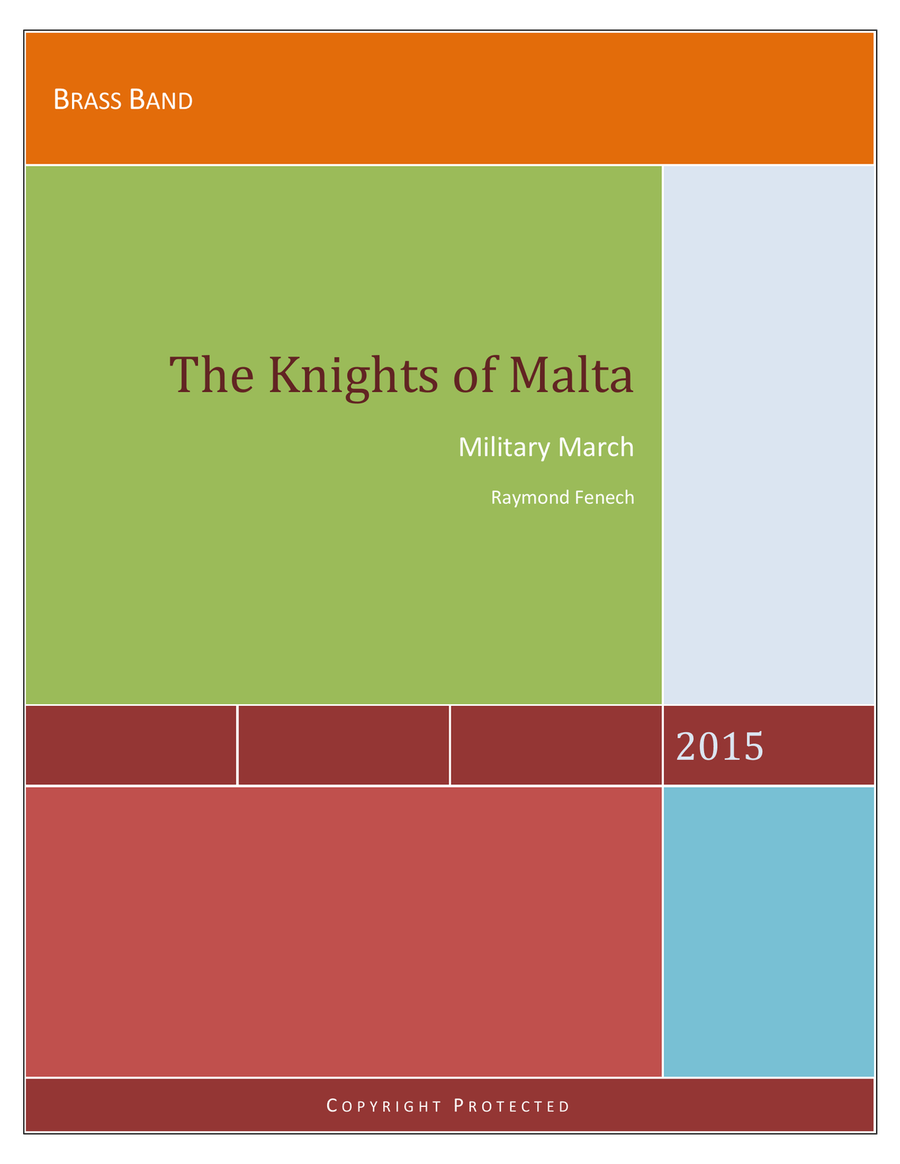 The Knights of Malta (Military March - Brass Band) Brass Band scores gallery preview page 1