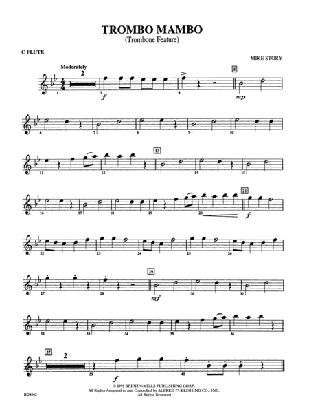 Trombo Mambo (Trombone Feature): Flute