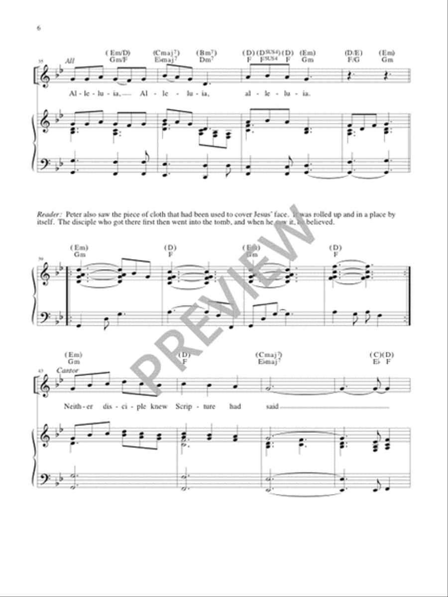 Easter Gospels Easter Gospels Flute scores gallery preview page 5