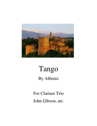 Book cover for Tango for Clarinet Trio