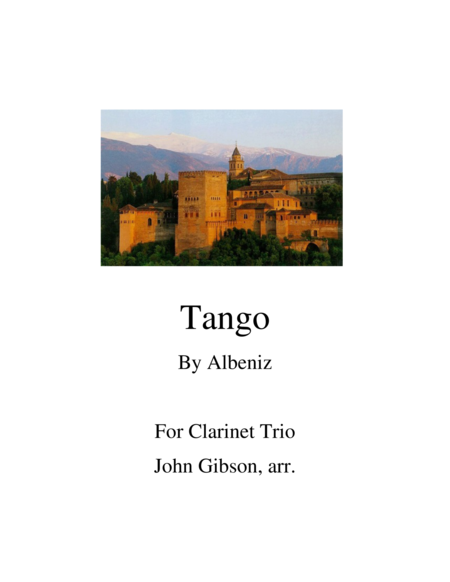 Tango for Clarinet Trio image number null