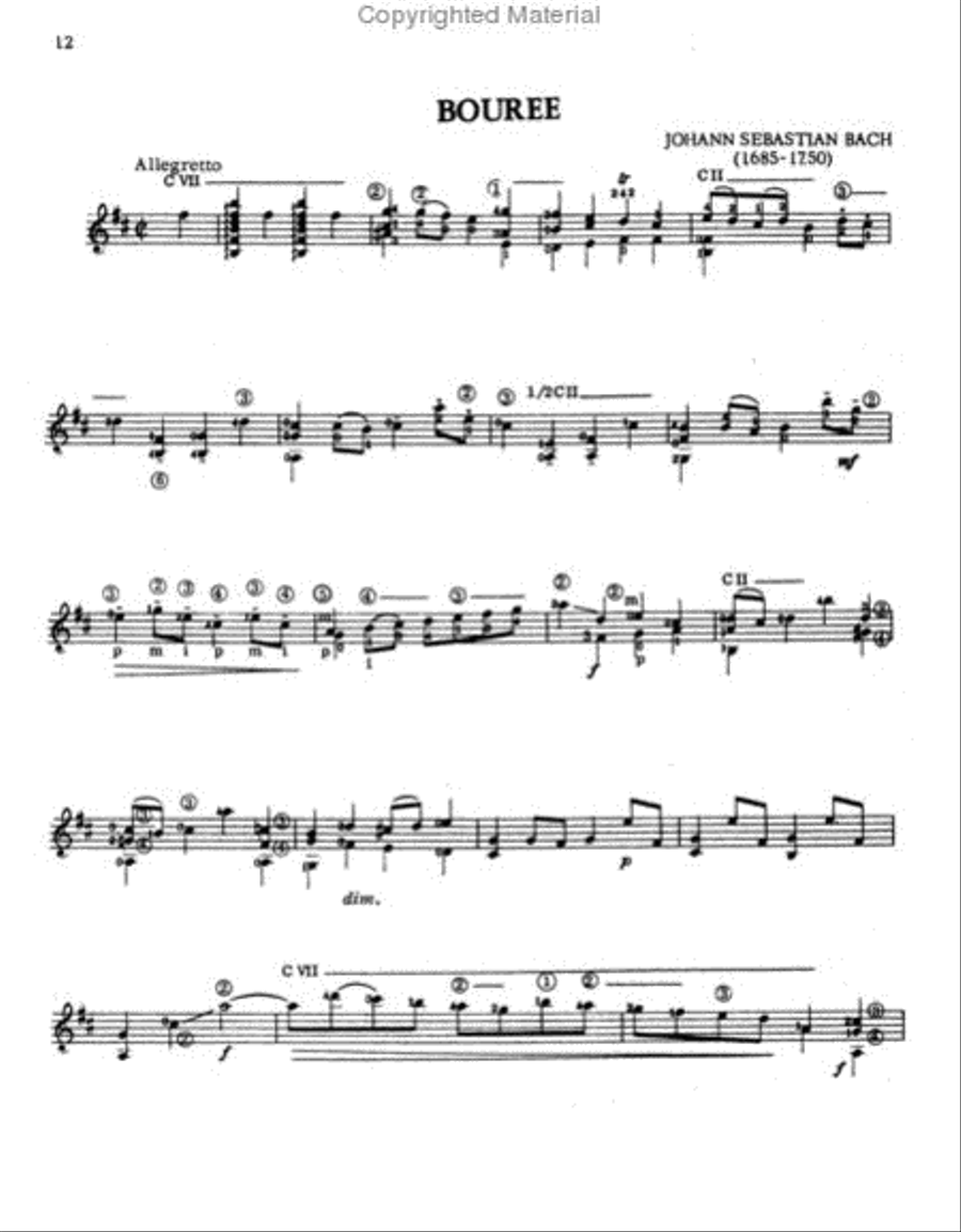 Solos for Classical Guitar Acoustic Guitar scores gallery preview page 3