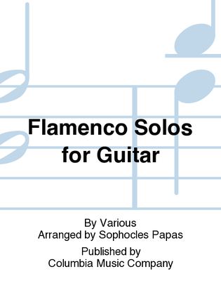 Book cover for Flamenco Solos For Guitar
