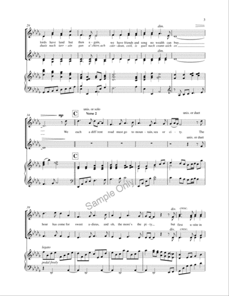 Here's To Song SSAA scores gallery preview page 4