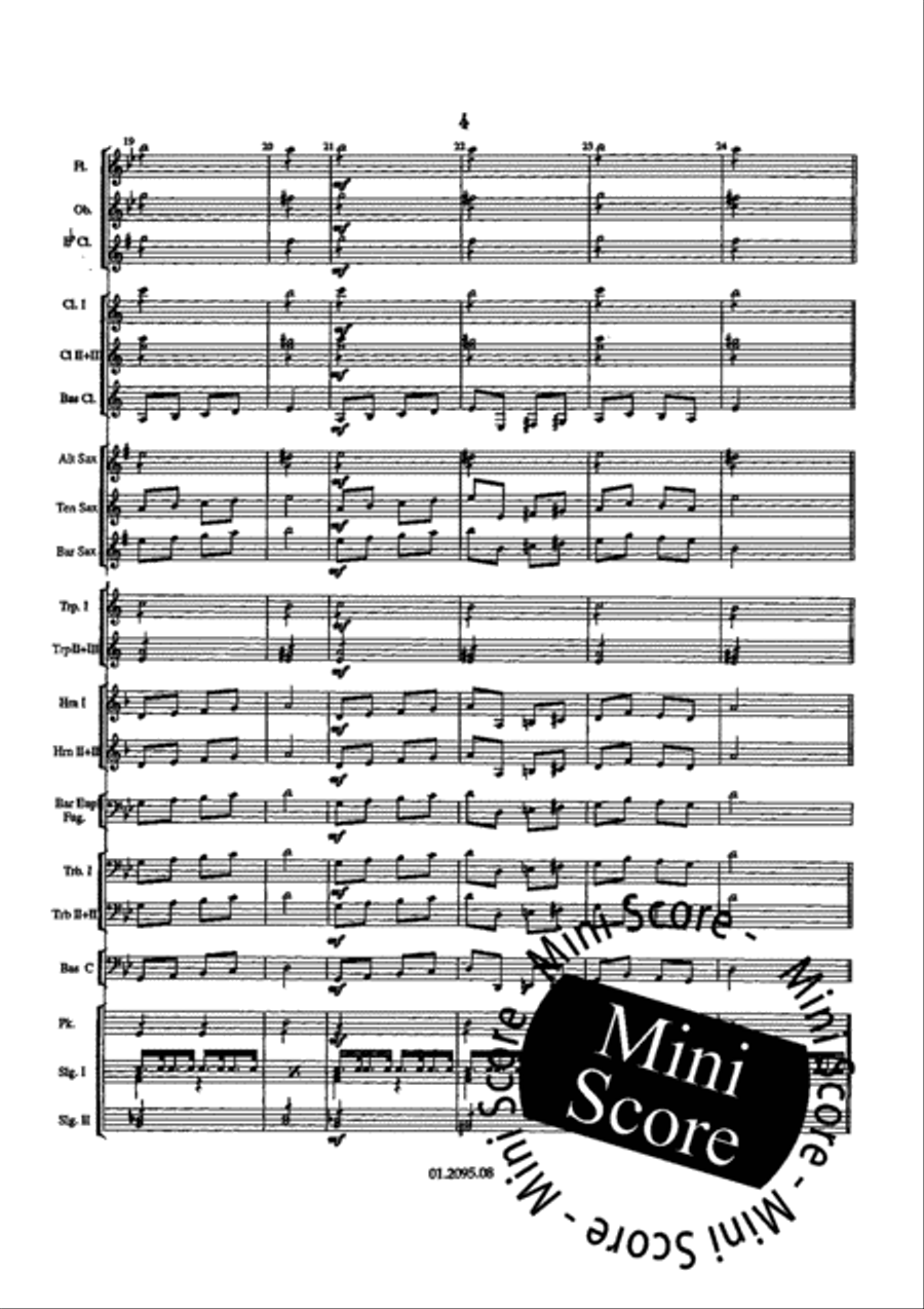 Paganini Variations Paganini Variations Fanfare Band scores gallery preview page 10