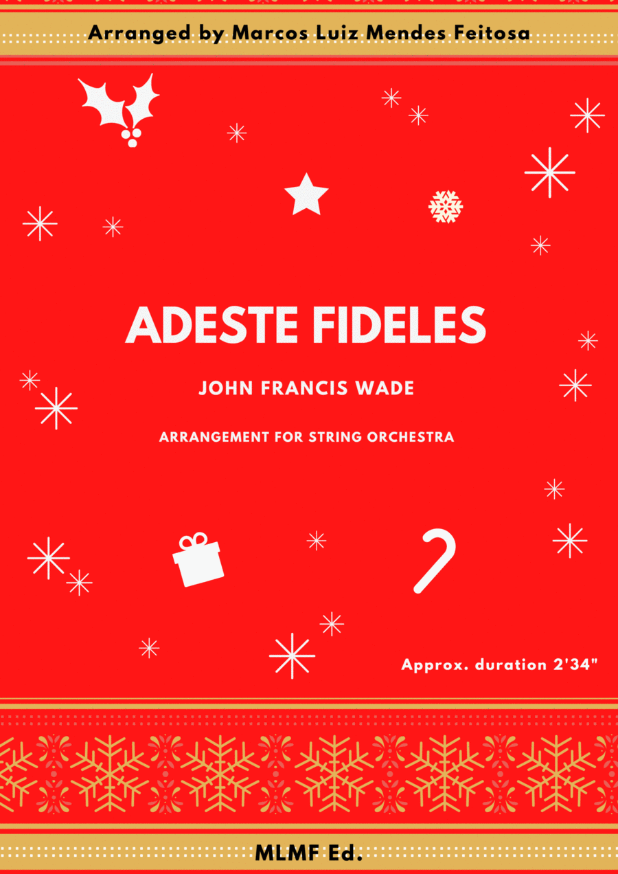 Adeste Fideles - String Orchestra String Orchestra scores gallery preview page 1