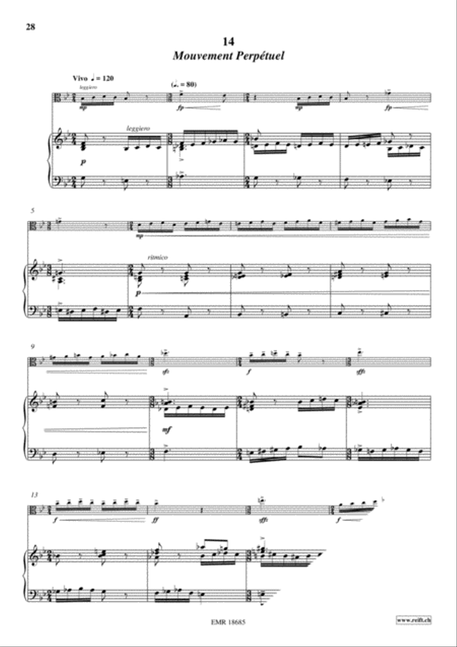 Au Fil Du Temps Viola scores gallery preview page 17
