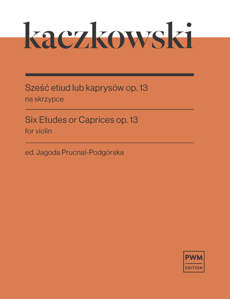 Six Etudes or Caprices op. 13