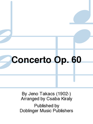 Book cover for Concerto op. 60