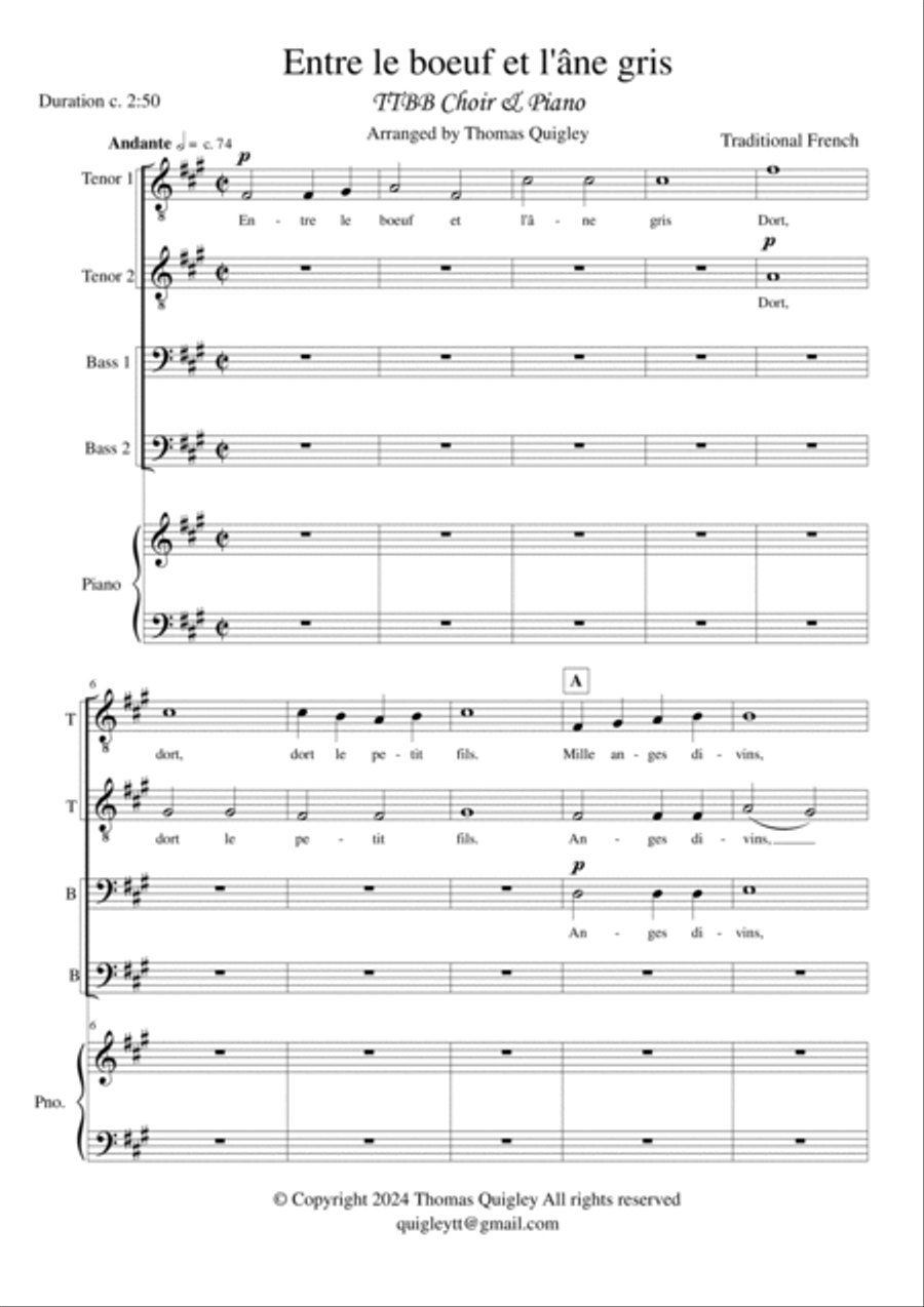 Entre le boeuf et l'âne gris TTBB scores gallery preview page 2