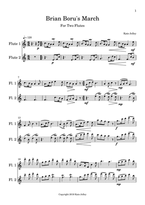 Brian Boru's March - Flute Duet