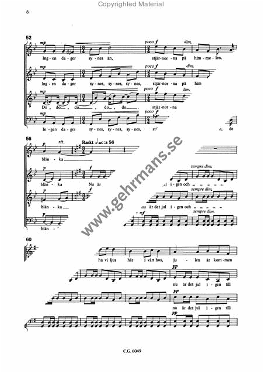 Julmix Julmix 4-Part scores gallery preview page 4